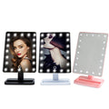 LED Illuminated Desktop Stand Mirror With 20 LED Lights