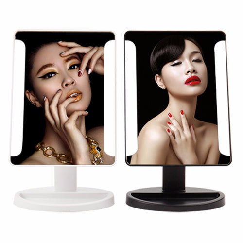 LED Makeup Mirror - 180 degree rotation