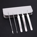 5PCS/set -  Stainless Steel Blackhead Blemish Acne Pimple Extractor Tool Set