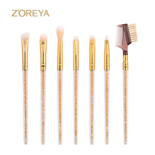 New 7pc Makeup Brush Set