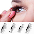 4 Pcs/Pairs Magnetic Eyelashes Extension