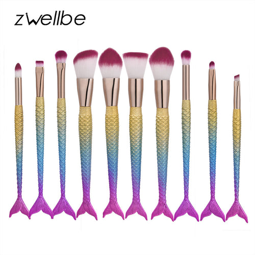 6/10/12/16PCS Pro Makeup Brushes Set