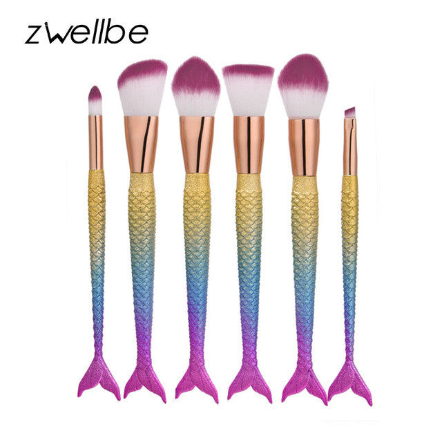 6/10/12/16PCS Pro Makeup Brushes Set