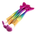 5pcs Mermaid Foundation Brush Fish Makeup Brushes Professional